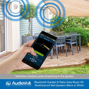 Audio Volt, Garden and Patio Music Kit wiht Bluetooth Wireless Streaming