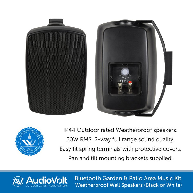 Audio Volt, Garden and Patio Music Kit wiht Bluetooth Wireless Streaming