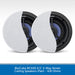 BluCube BCK65 ceiling speakers on a white background with product name and specifications.