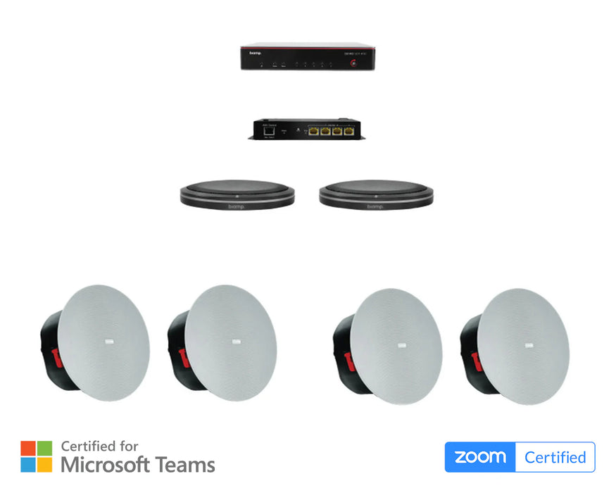 Biamp MRB-L-SCX400-T Large Meeting Room AV Bundle – Microsoft Teams Certified