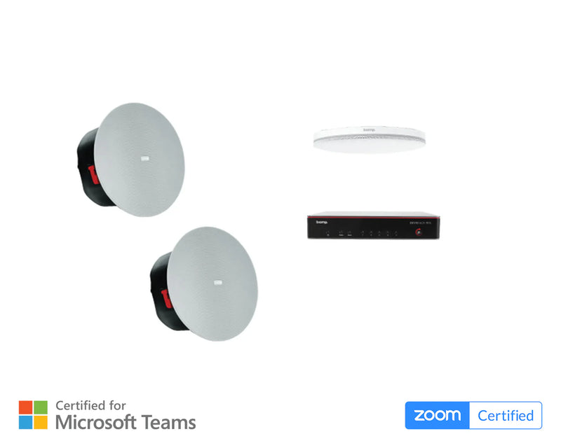 Biamp MRB-M-SCX400-C Medium Meeting Room AV Bundle — Beamtracking Ceiling Mic & Ceiling Speakers
