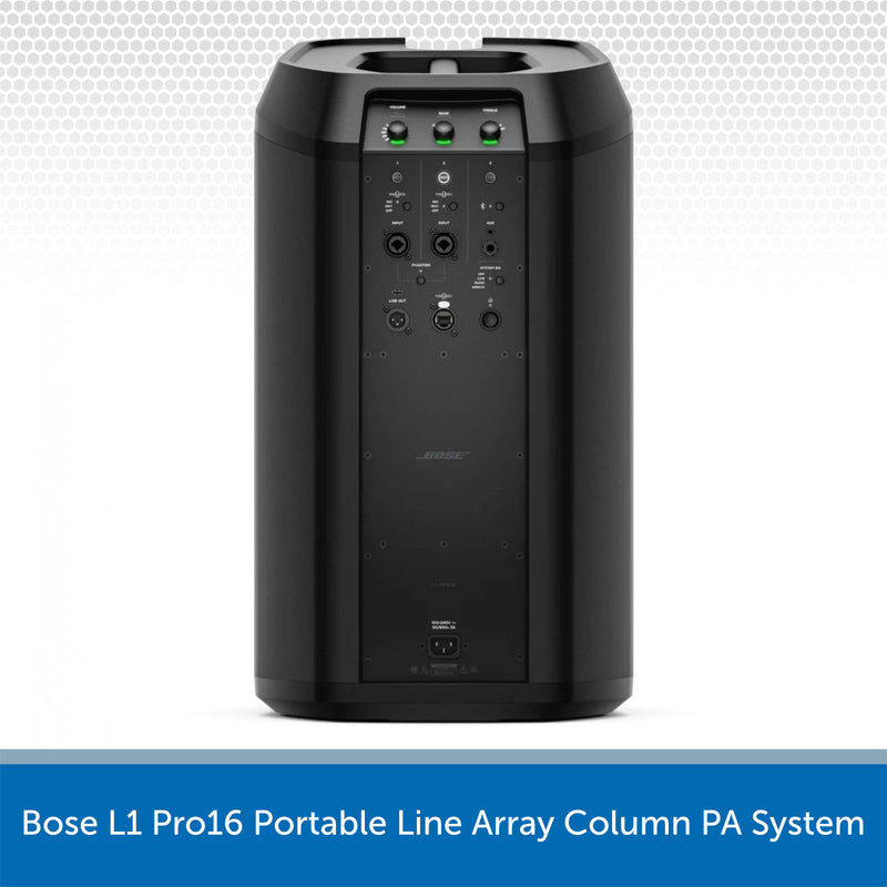 Bose L1 Pro16 Portable Line Array Column PA System on a white background