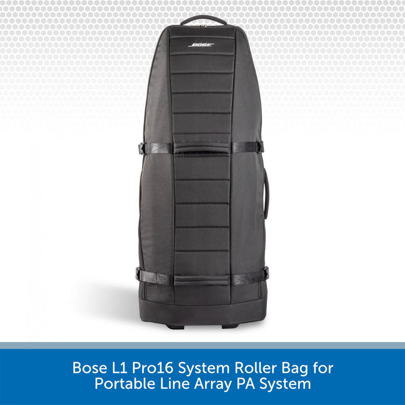 Bose L1 Pro16 System Roller Bag for Portable Line Array PA System on a white background