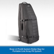 Bose L1 Pro16 System Roller Bag for Portable Line Array PA System on a white background
