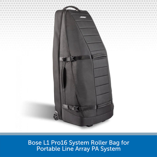 Bose L1 Pro16 System Roller Bag for Portable Line Array PA System on a white background