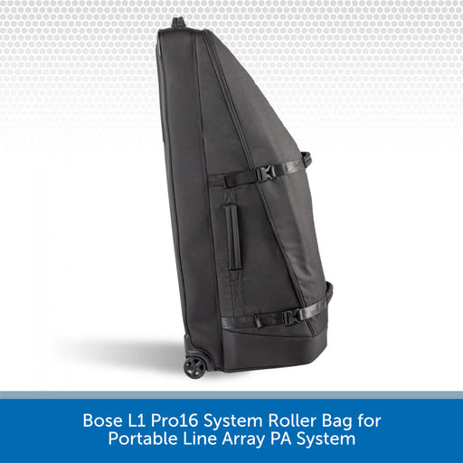 Bose L1 Pro16 System Roller Bag for Portable Line Array PA System on a light gray background