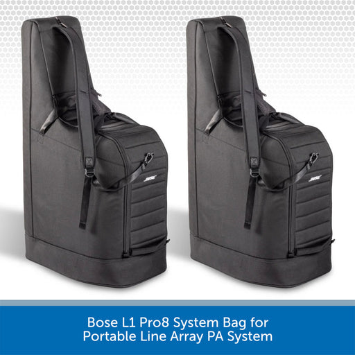 Bose L1 Pro8 System Bag for Portable Line Array PA System on a light gray background