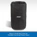 Black Bose L1 Pro8 slip cover for portable line array power stand on a white background