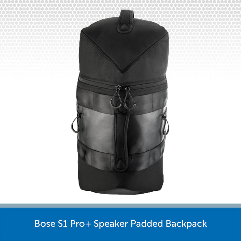 Bose S1 Pro+ Speaker Padded Backpack on a white background