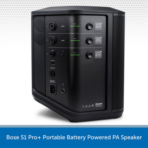 Bose S1 Pro+ Portable Battery Powered PA Speaker on a white background