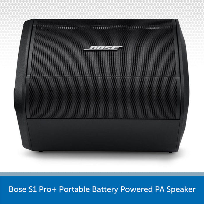 Bose S1 Pro+ Portable Battery Powered PA Speaker on a white background