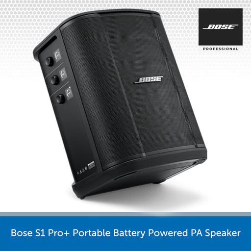 Bose S1 Pro+ Portable Battery Powered PA Speaker on a white background