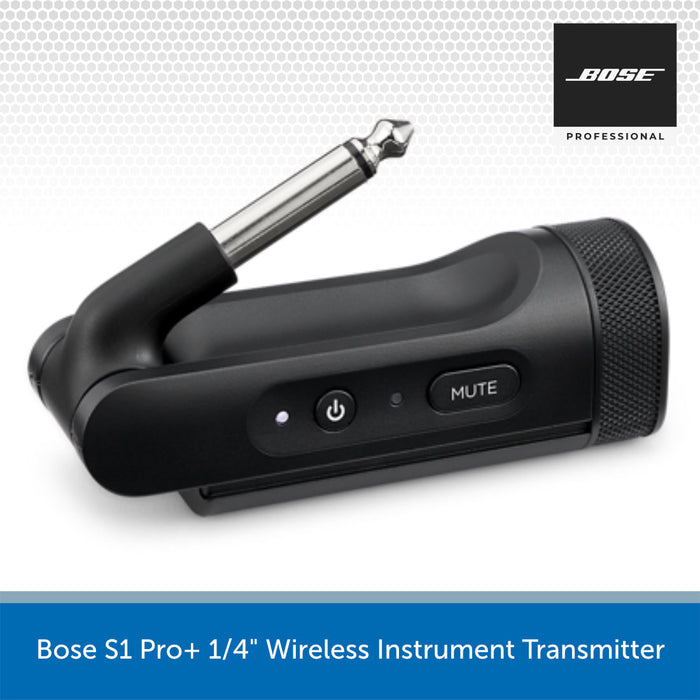 Bose S1 Pro+ 1/4" Wireless Instrument Transmitter on a white background