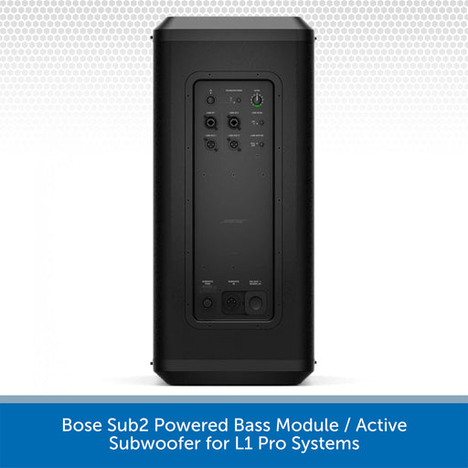 Bose Sub2 Powered Bass Module on a white background