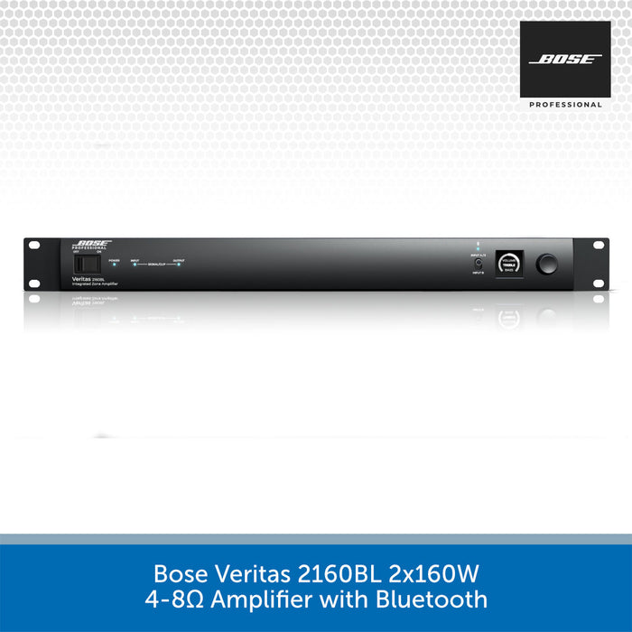 Bose Veritas 2160BL amplifier on a white background with Bose logo.
