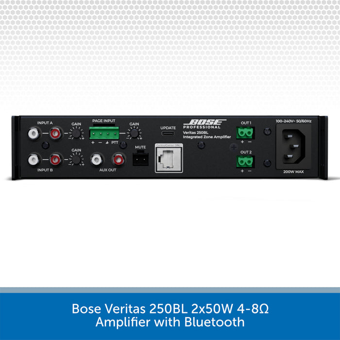 Bose Veritas 250BL amplifier with Bluetooth on a white background