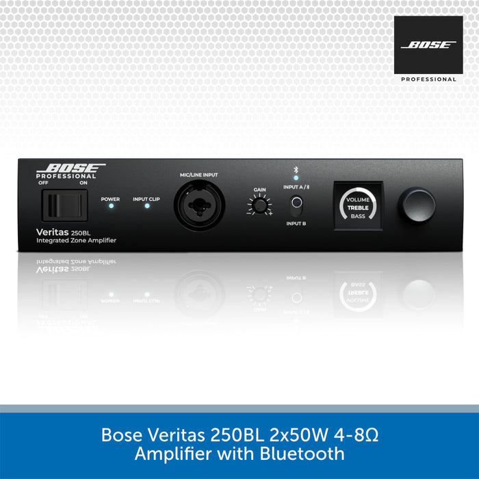 Bose Veritas 250BL amplifier with Bluetooth on a white background
