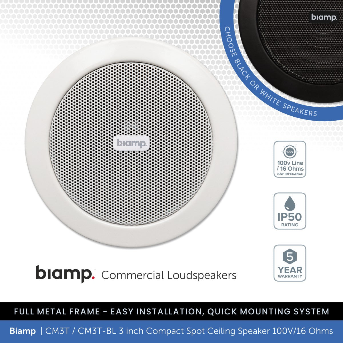 Biamp CM3T / CM3T-BL 3