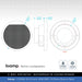 Biamp CMAR6-W 6.5" 2-Way IP65 Waterproof Ceiling Speaker, 60W @ 8 Ohms (Pair)
