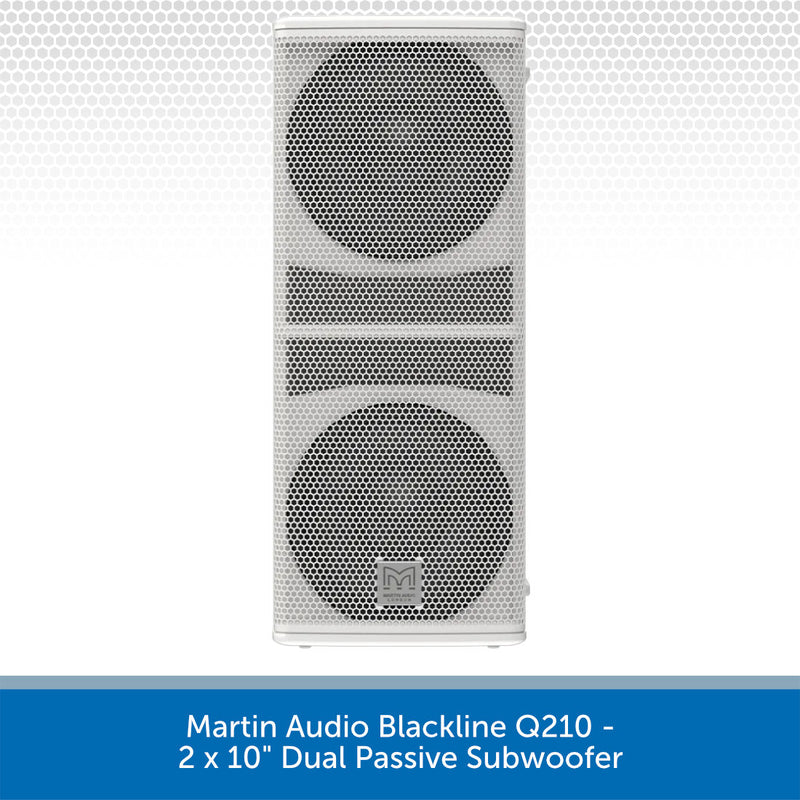 Martin Audio Blackline Q210 - 2 x 10" Dual Passive Subwoofer