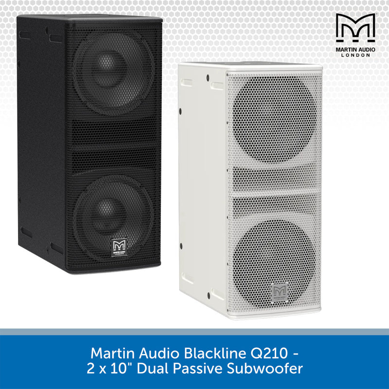 Martin Audio Blackline Q210 - 2 x 10" Dual Passive Subwoofer