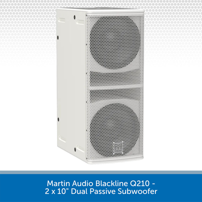 Martin Audio Blackline Q210 - 2 x 10" Dual Passive Subwoofer