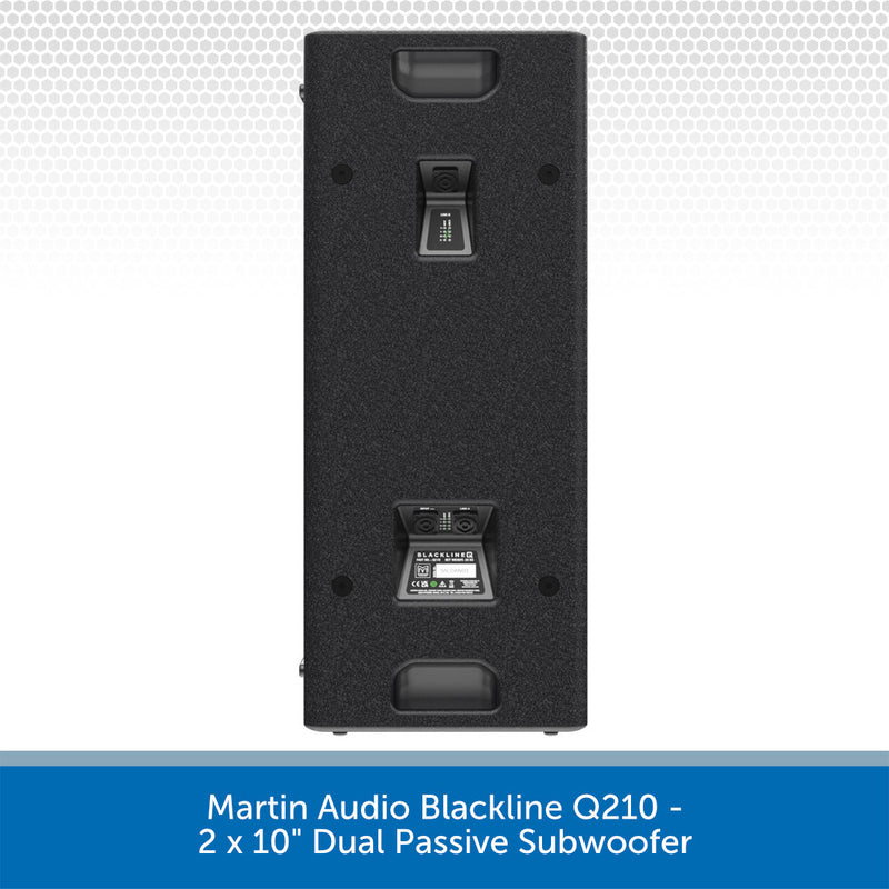 Martin Audio Blackline Q210 - 2 x 10" Dual Passive Subwoofer