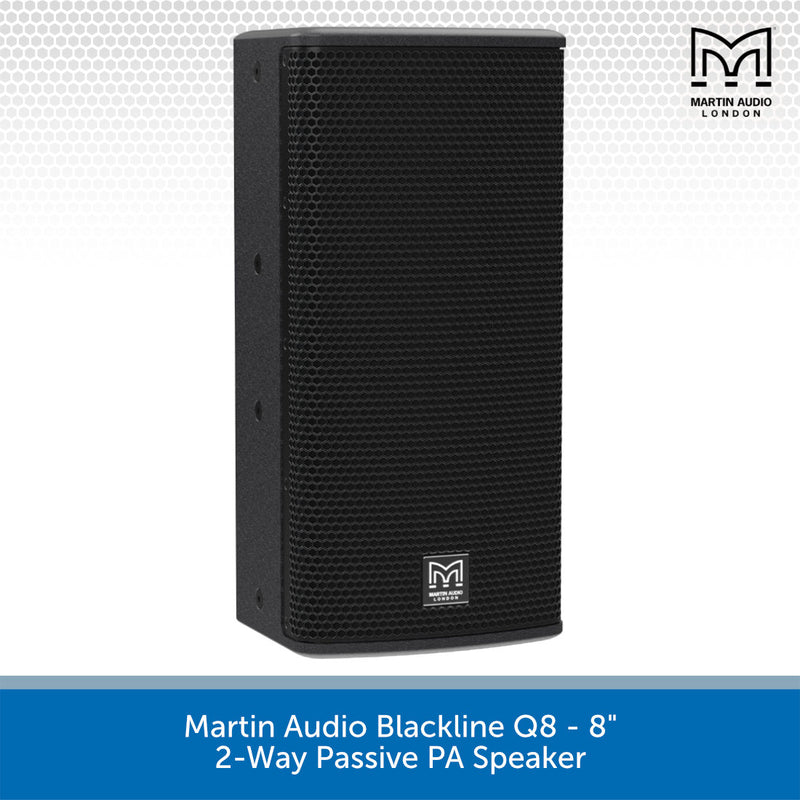 Martin Audio Blackline Q8 - 8" 2-Way Passive PA Speaker