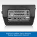 Black Busking NUX 200FR battery-powered busking speaker with Bluetooth, showing the rear panel with various input and output jacks and knobs, set against a white background with a blue text banner at the bottom.