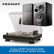 Crosley C100BT Black Speakers