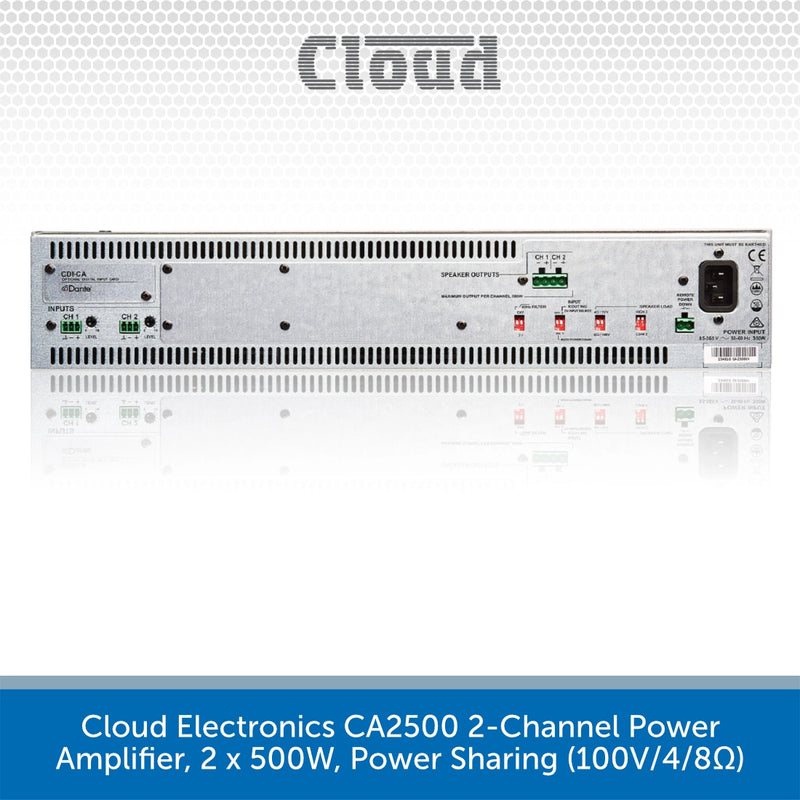 Cloud Electronics CA2500 Back