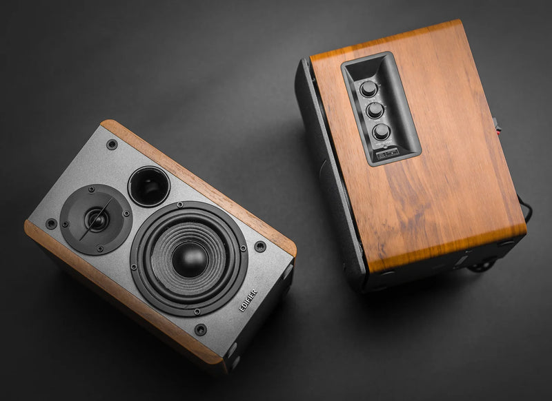Edifier R1280DB Active Bookshelf Speakers with Bluetooth & Remote - Pair - Black, Brown or White