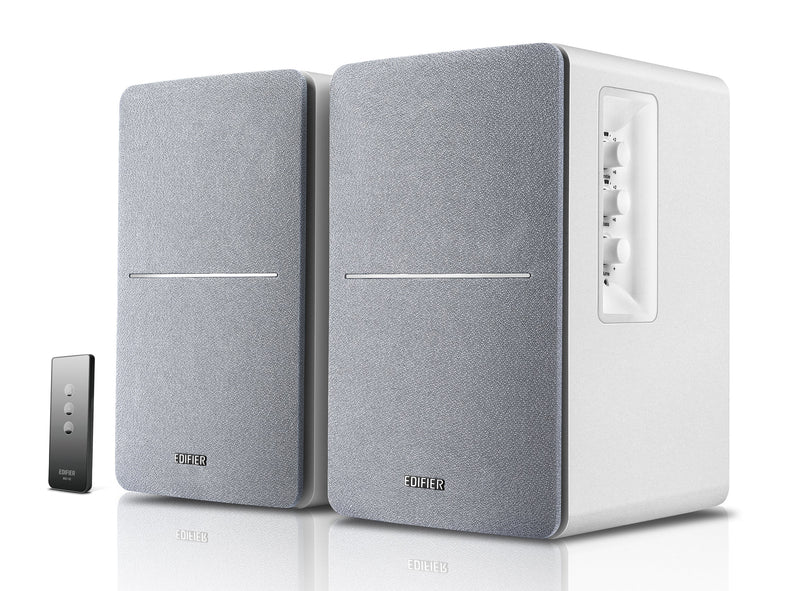Edifier R1280T Active Bookshelf Speakers with Remote - Pair - White