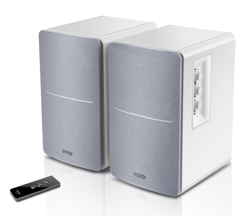 Edifier R1280T Active Bookshelf Speakers with Remote - Pair - White
