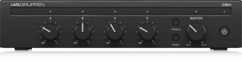 Lab Gruppen CM41 4-In / 1-Out Commercial Rack Mixer