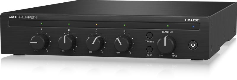 Lab Gruppen CMA1201 1 x 120W Commercial Mixer Amplifier, 100V/4-8 Ohms