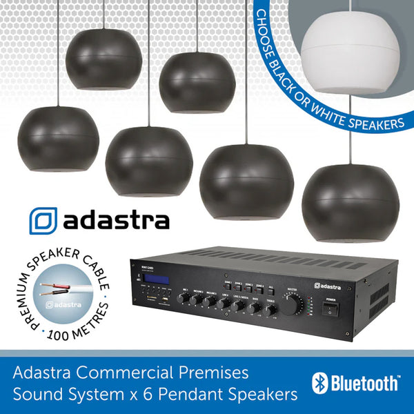 Adastra Warehouse Music System with Bluetooth FM Radio Audio Volt