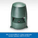 Green JBL landscape garden speaker on a white background