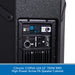Citronic CORVA-12A 12' 700W RMS high power active PA speaker cabinet with control panel.