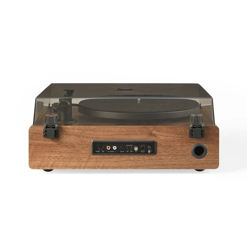 Crosley Stave Premium All-In-One Bluetooth Record Player, Built-In 60W Speakers
