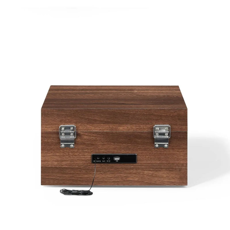 Crosley Nash 7-in-1 Bluetooth Record Player Music Centre - Walnut