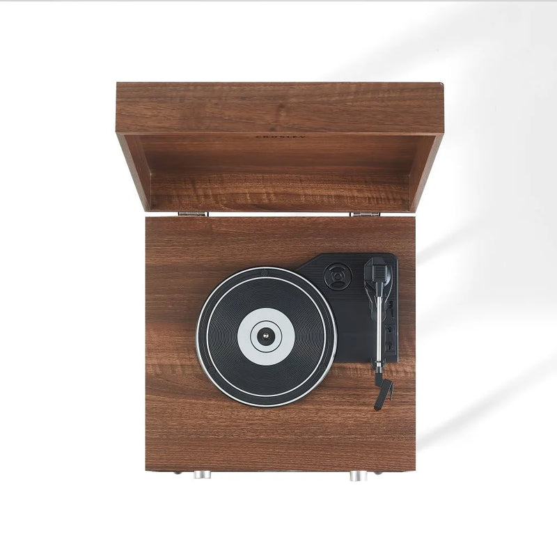 Crosley Nash 7-in-1 Bluetooth Record Player Music Centre - Walnut