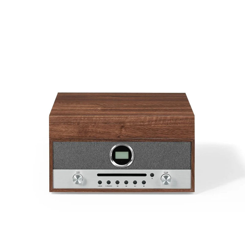 Crosley Nash 7-in-1 Bluetooth Record Player Music Centre - Walnut