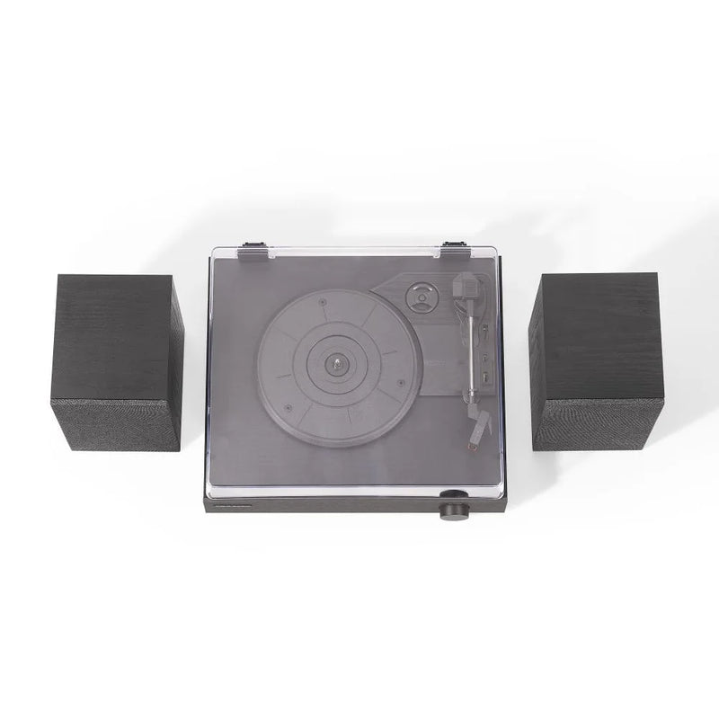 Crosley Zane Bluetooth Record Player with DAB Radio & Stereo Speakers - Black