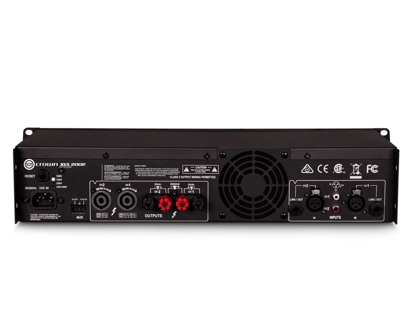 Crown XLS 2002 DriveCore 2 Power Amplifier with DSP – 2 x 650W @ 4Ω
