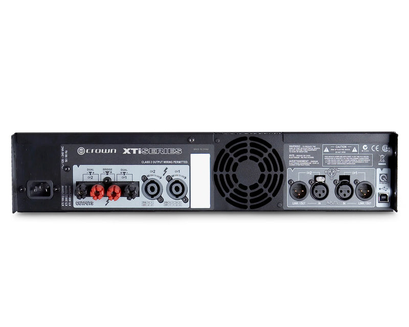 Crown XTi 4002 Power Amplifier with DSP – 2 x 1200W @ 4Ω