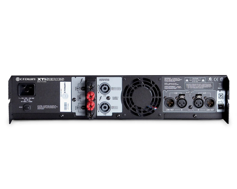 Crown XTi 6002 Power Amplifier with DSP – 2 x 2100W @ 4Ω
