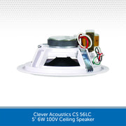 Clever Acoustics CS 56LC 5" 6W 100V Ceiling Speaker