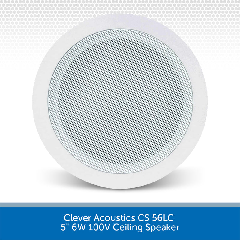 Clever Acoustics CS 56LC 5" 6W 100V Ceiling Speaker