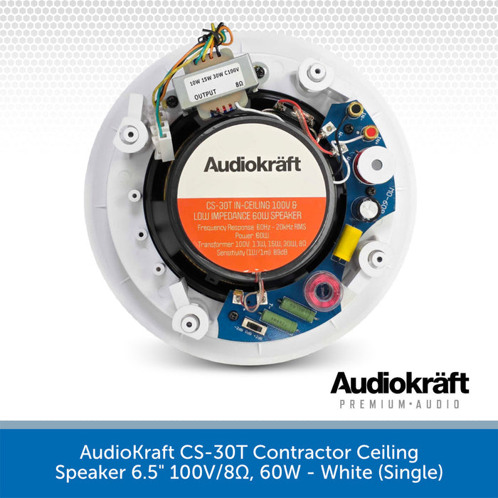 Audiokraft CS-30T Main Half Grille